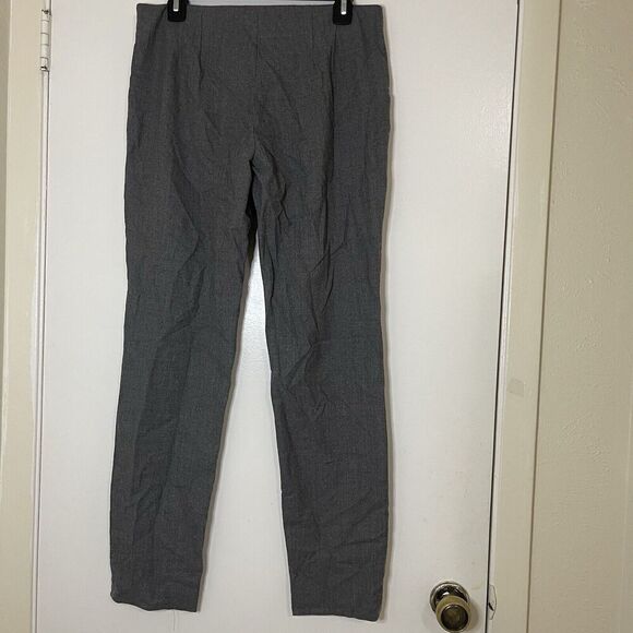 THEORY light gray Side zip ankle wool zip trouser pants size US 8 - Picture 3 of 6